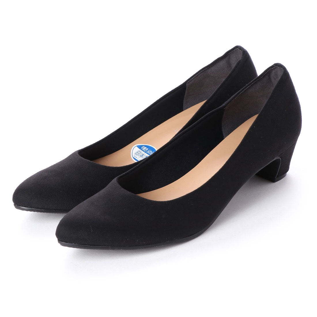 ファーストコンタクト First Contact 日本製パンプス ファーストコンタクト ミドルヒール4cm スムース フォーマル 黒