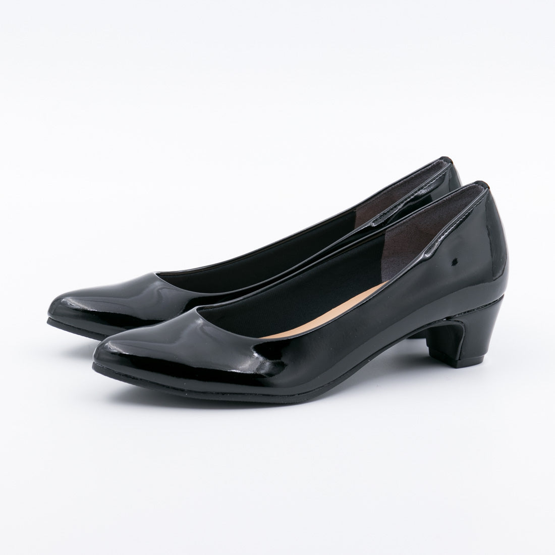 ファーストコンタクト First Contact 女士 包鞋 中底無臭鞋墊 可走路的高跟鞋 辦公室 工作 通勤 杏仁頭