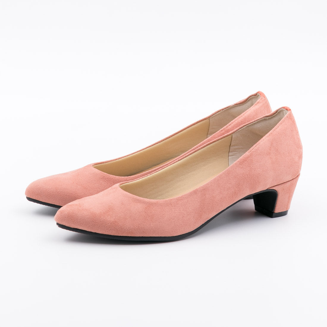 ファーストコンタクト First Contact 女士 包鞋 中底無臭鞋墊 可走路的高跟鞋 辦公室 工作 通勤 杏仁頭