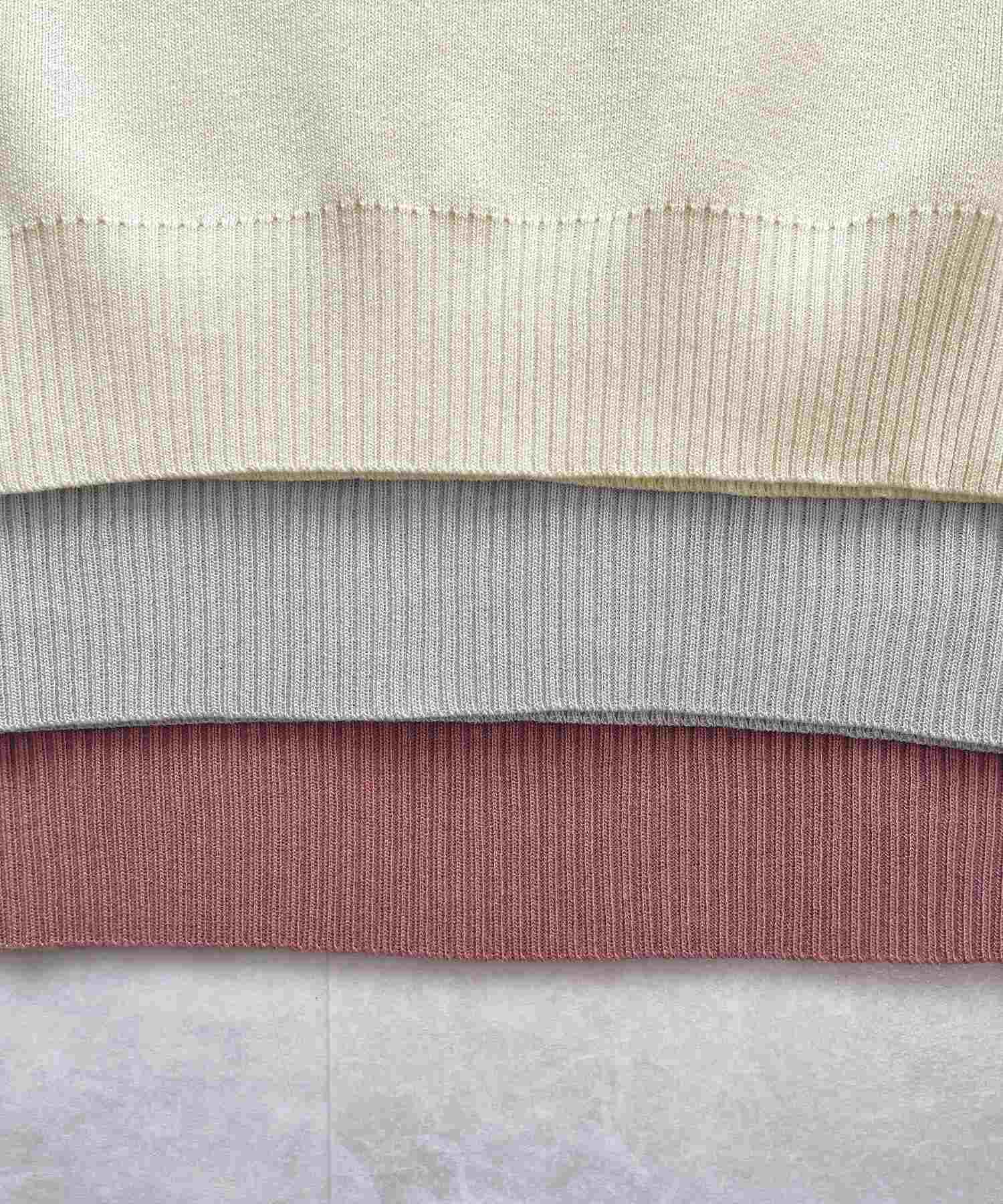 フューティアランド Futier Land アシメスリーブチョーカーネックトップス (ライトグレー) ライトグレー