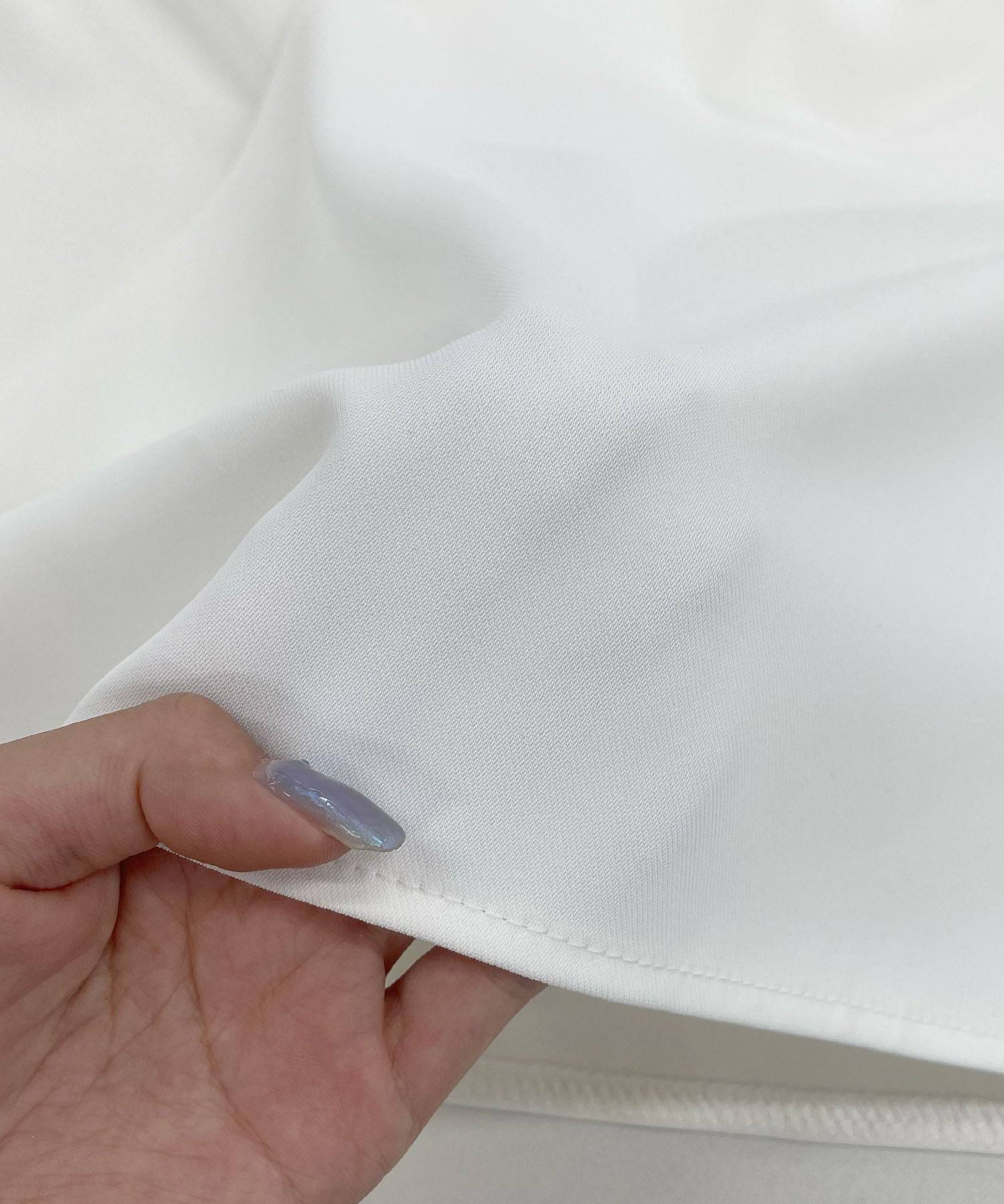 フューティアランド Futier Land とろみVネック長袖ブラウス (ネイビー) ネイビー