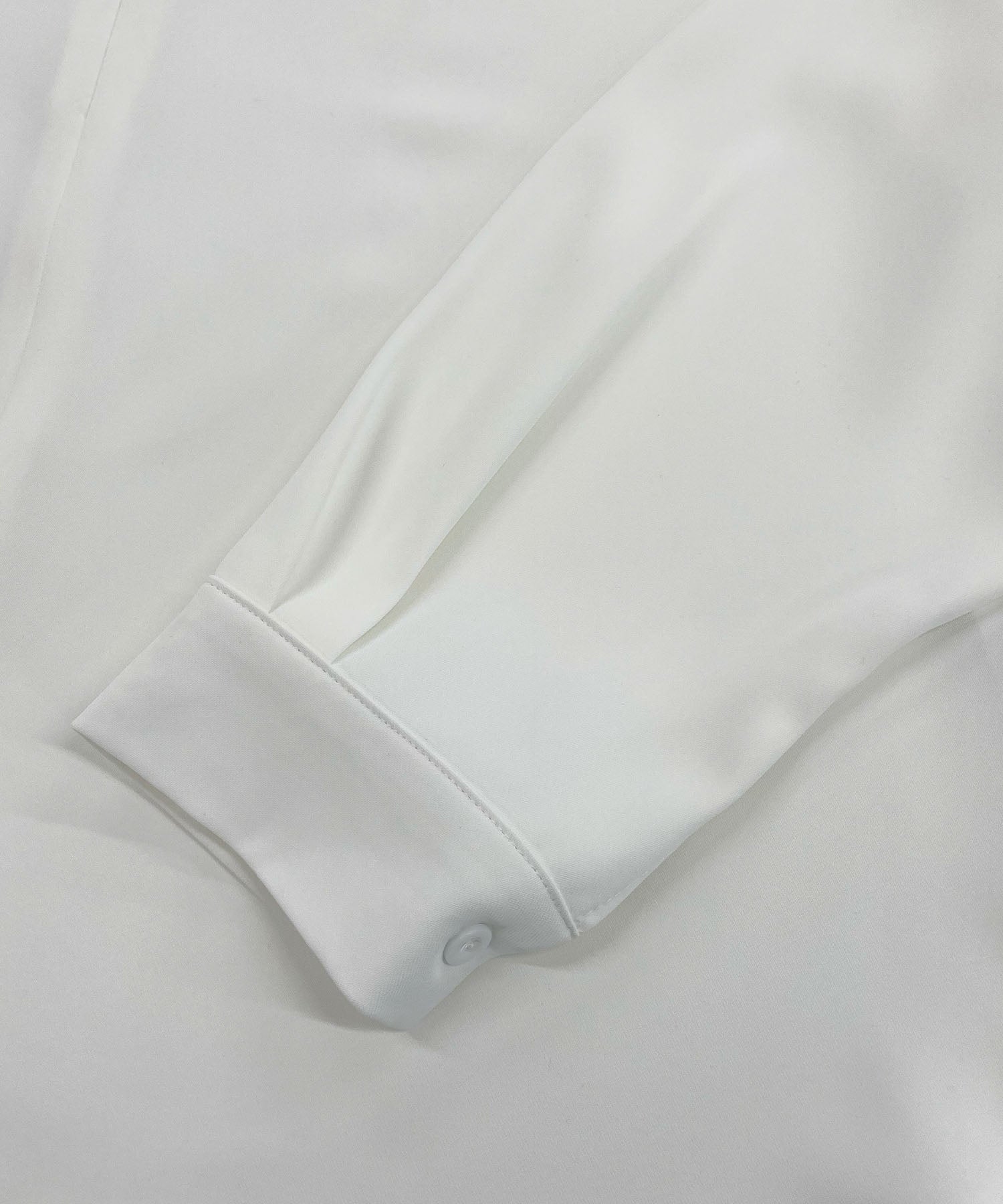 フューティアランド Futier Land とろみVネック長袖ブラウス (ネイビー) ネイビー