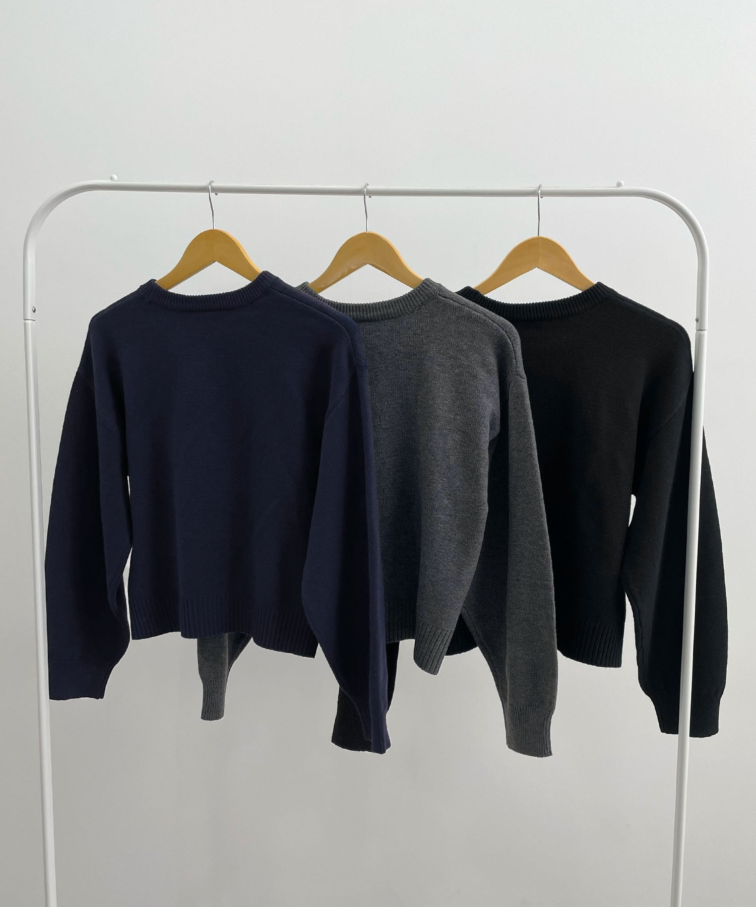 フューティアランド Futier Land ふわふわフェザードッグニットトップス (ネイビー) ネイビー