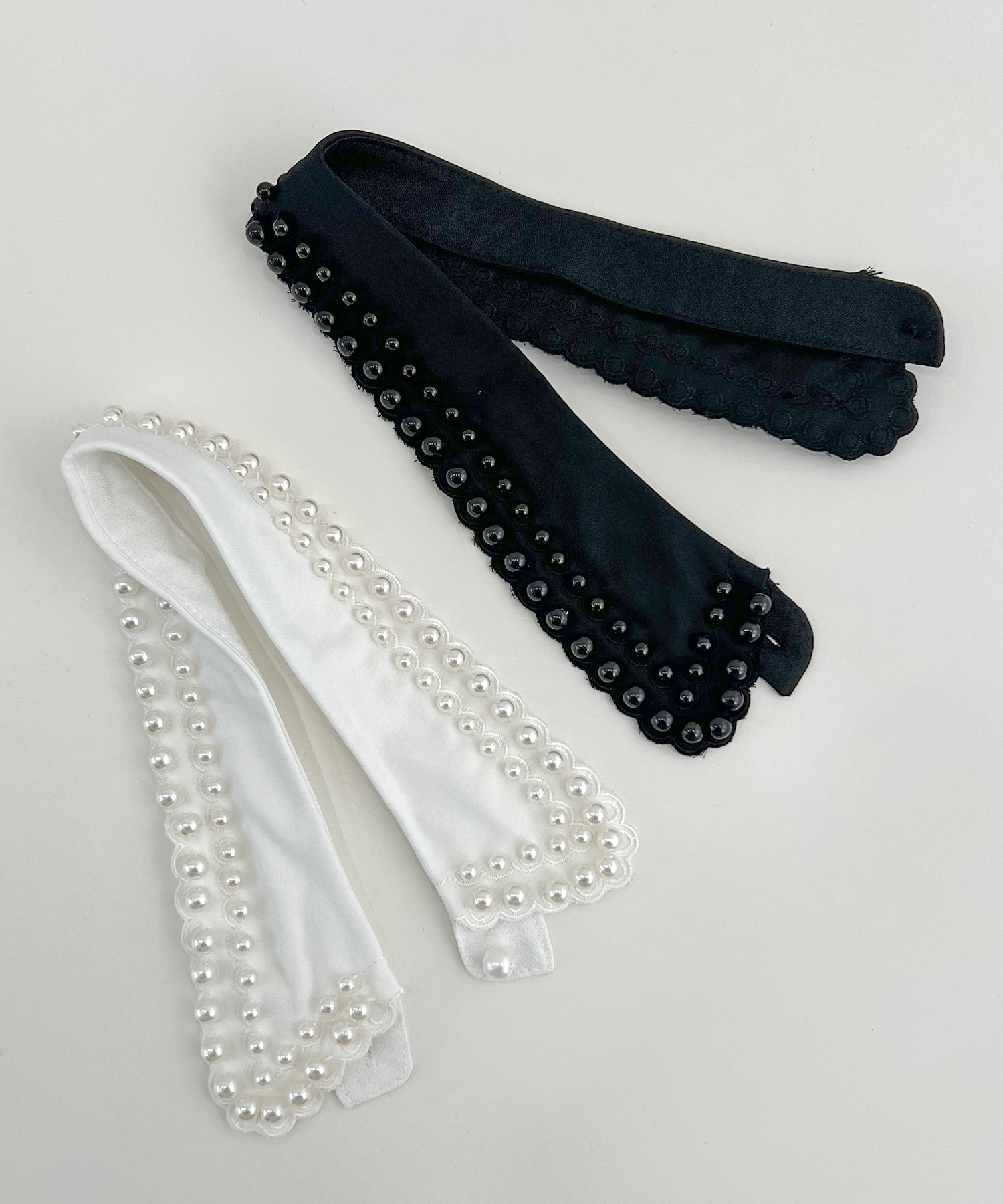 フューティアランド Futier Land パールビジュー付け襟 (ホワイト) ホワイト