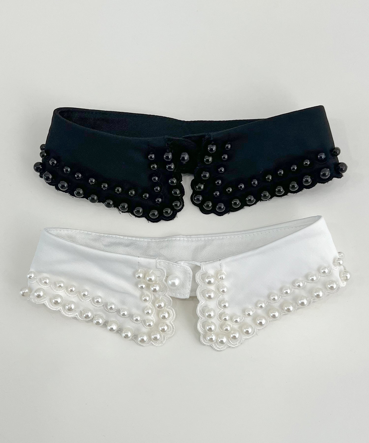 フューティアランド Futier Land パールビジュー付け襟 (ホワイト) ホワイト