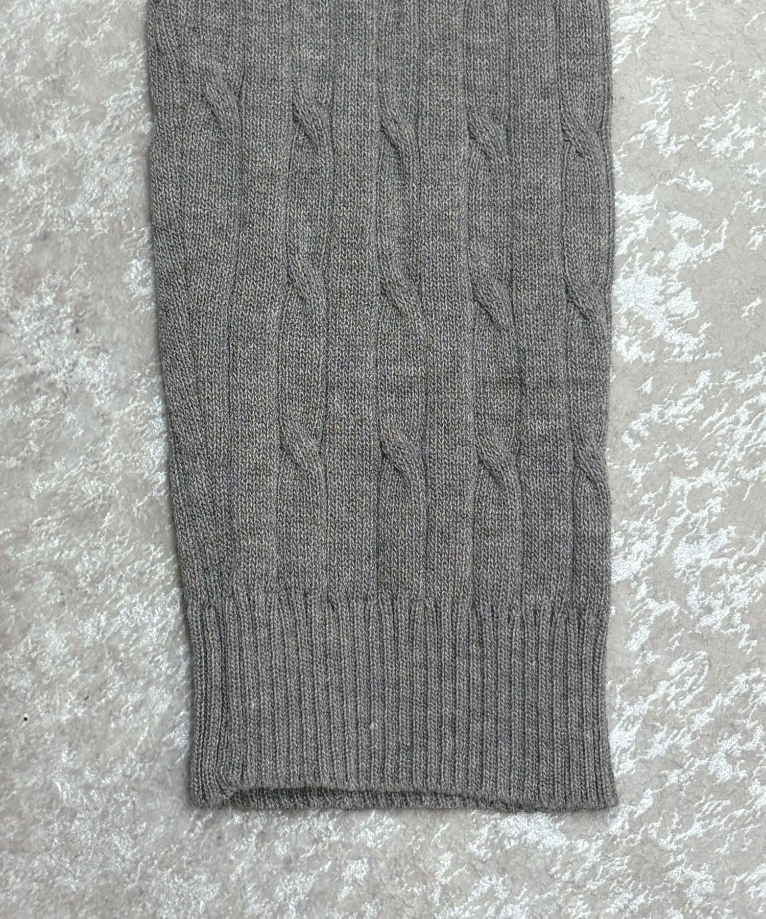 フューティアランド Futier Land ロゴ刺繍ケーブルポロニット (レッド) レッド