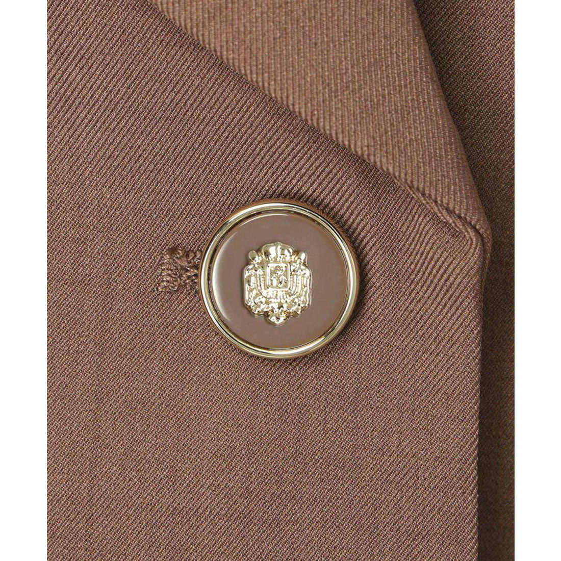 フィント F i.n.t 釦使いパフスリーブジャケットセットアップ (BROWN) BROWN