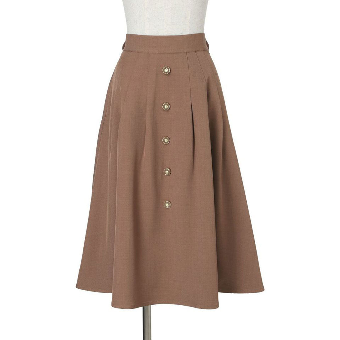 フィント F i.n.t 釦使いパフスリーブジャケットセットアップ (BROWN) BROWN