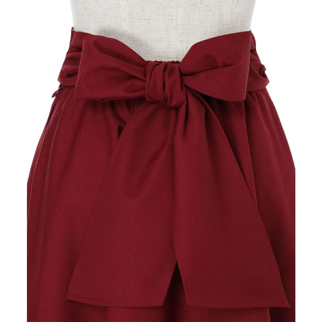 フィント F i.n.t 【サイズ展開あり】コルセットベルト2wayフレアースカート (GREEN) GREEN