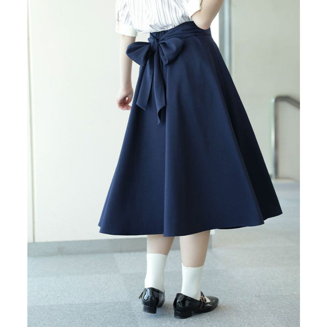 フィント F i.n.t コルセットベルト2wayフレアースカート