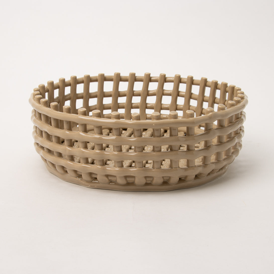 ファームリビング Ferm Living Ceramic Centrepiece バスケット (カシミア) カシミア