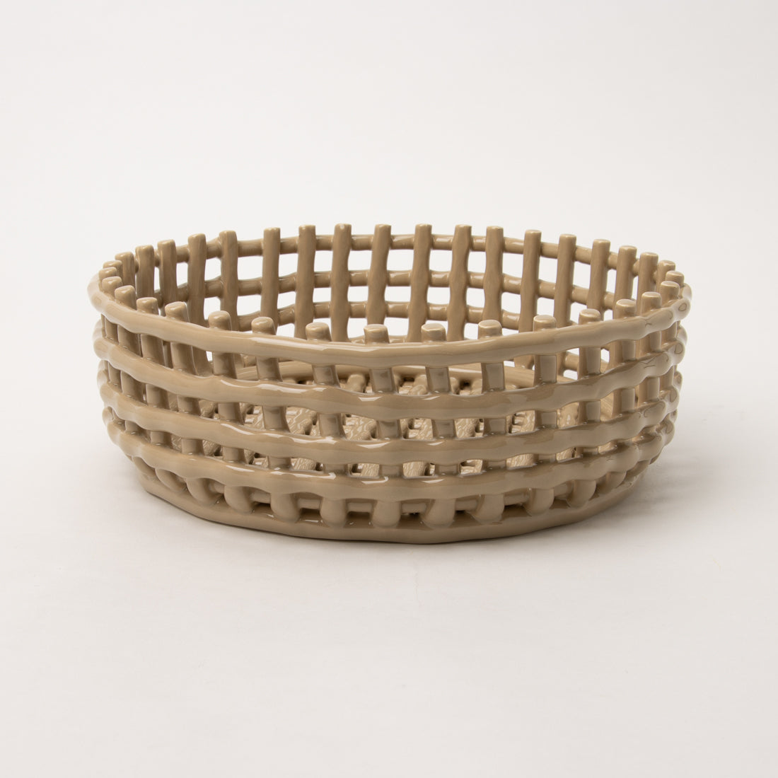 ファームリビング Ferm Living Ceramic Centrepiece バスケット (カシミア) カシミア