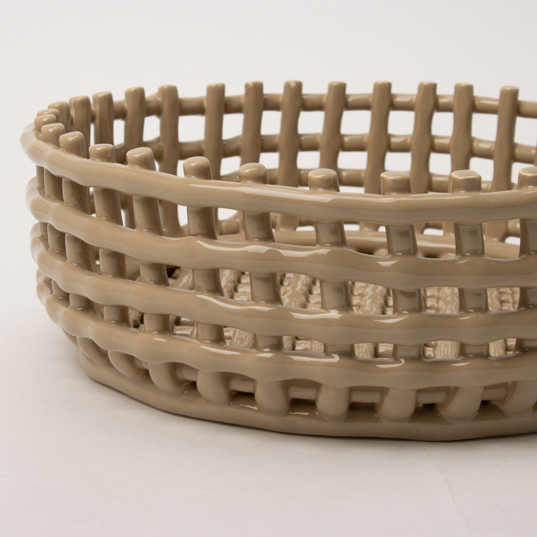 ファームリビング Ferm Living Ceramic Centrepiece バスケット (カシミア) カシミア