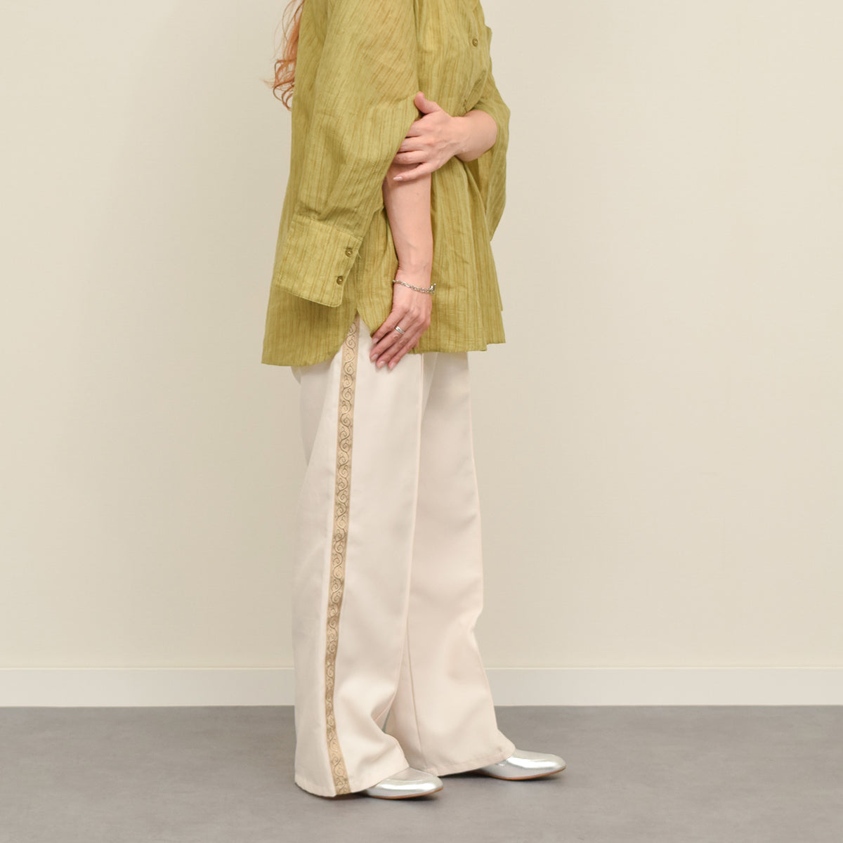 ファビオルスコーニ FABIO RUSCONI ラウンドトウベーシックローファー (シルバー) シルバー