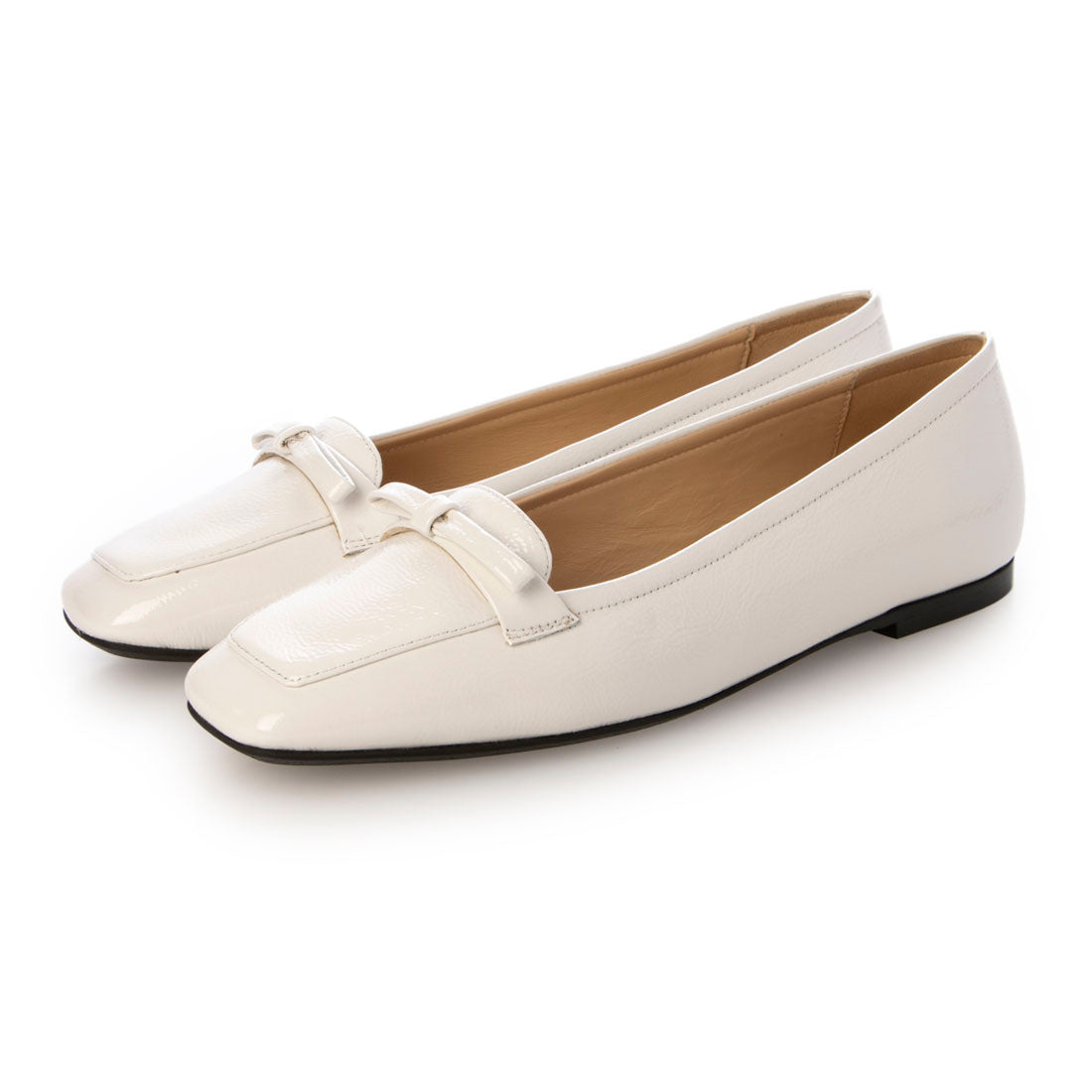 ファビオルスコーニ FABIO RUSCONI リボンパンプス (ホワイト) ホワイト