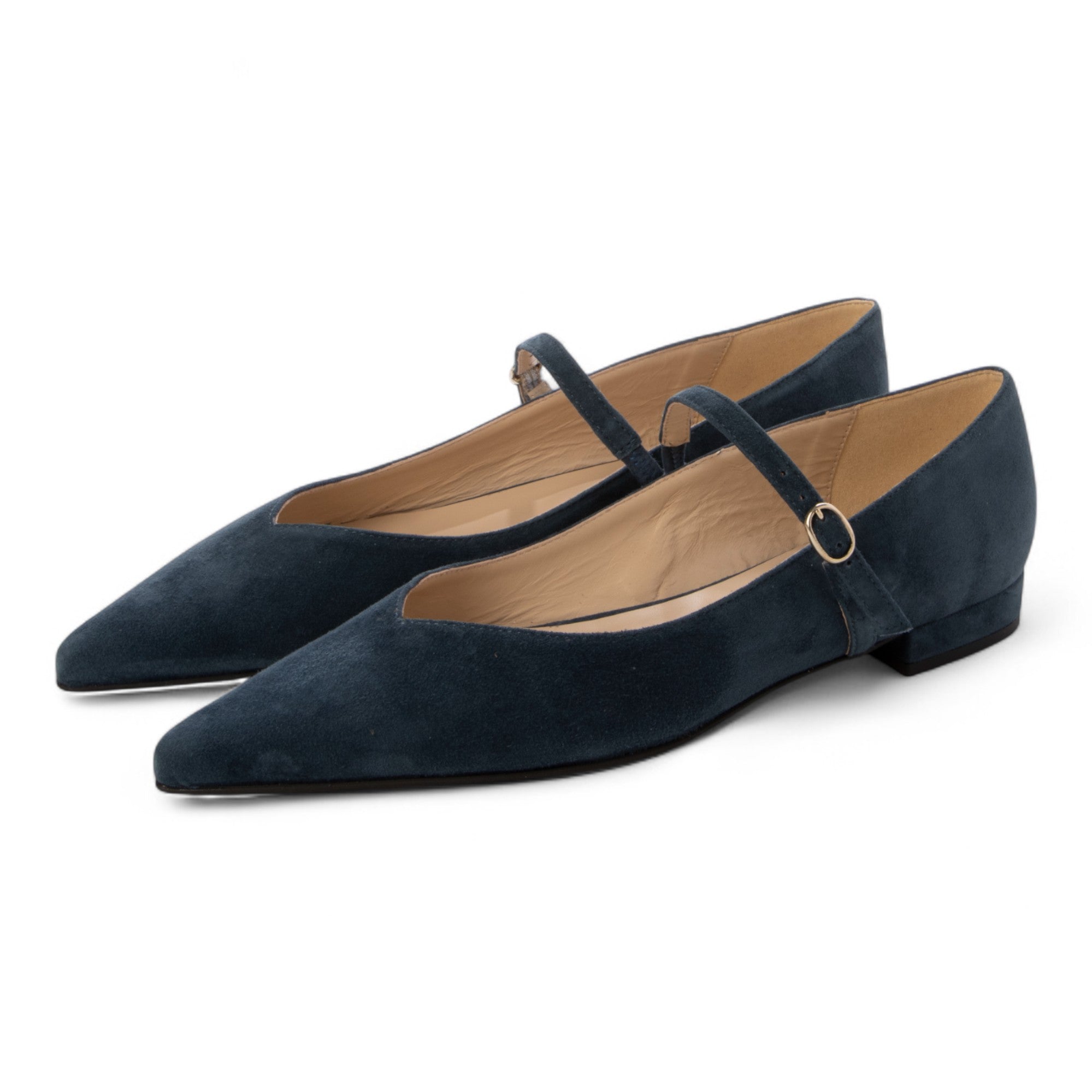 ファビオルスコーニ FABIO RUSCONI パンプス (ブルー) ブルー