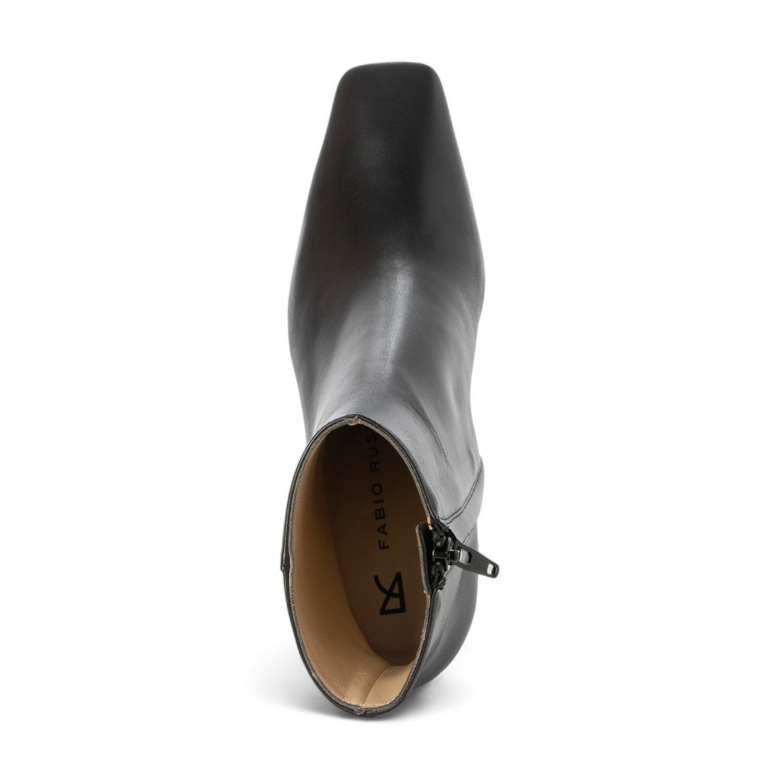 ファビオルスコーニ FABIO RUSCONI スクエアトゥショートブーツ (ブラック) ブラック