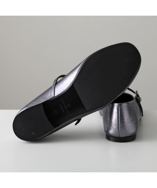 ファビオルスコーニ FABIO RUSCONI FABIO RUSCONI メリージェーン 3209 パンプス フラット (ACCIAIO/ダークシルバー) ACCIAIO/ダークシルバー