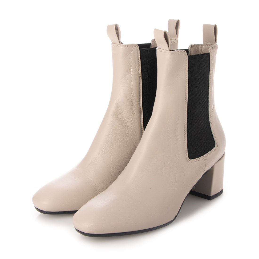 ファビオルスコーニ FABIO RUSCONI サイドゴアブーツ,グレージュ