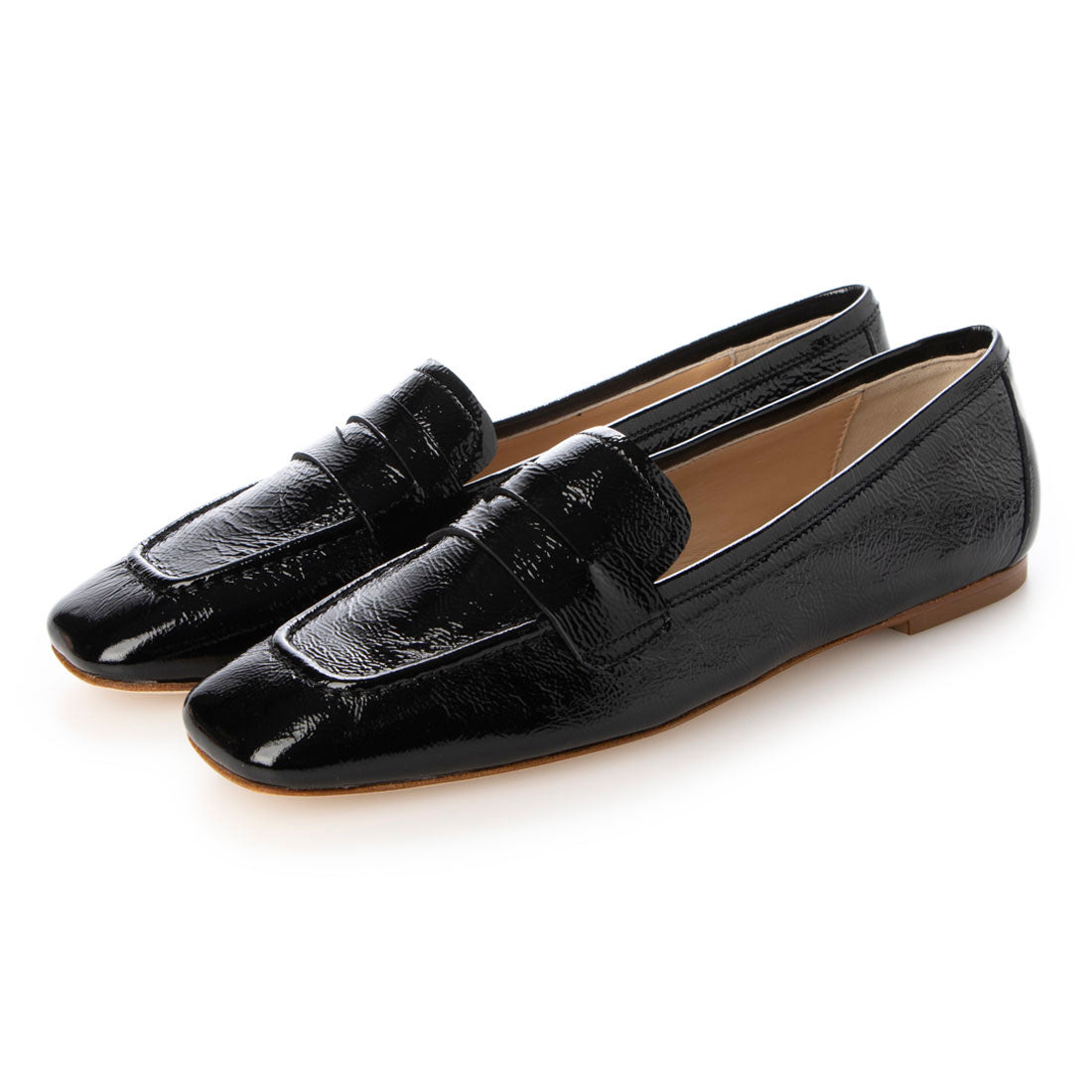 FABIO RUSCONI Square Toe Penny Pumps