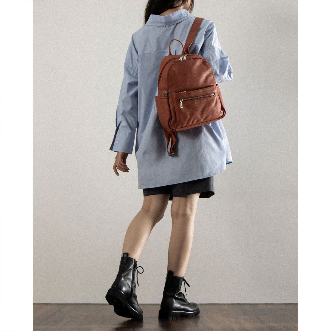 【訳あり新品】 ファビオルスコーニ FABIO RUSCONI レースアップブーツ (ブラック) ブラック