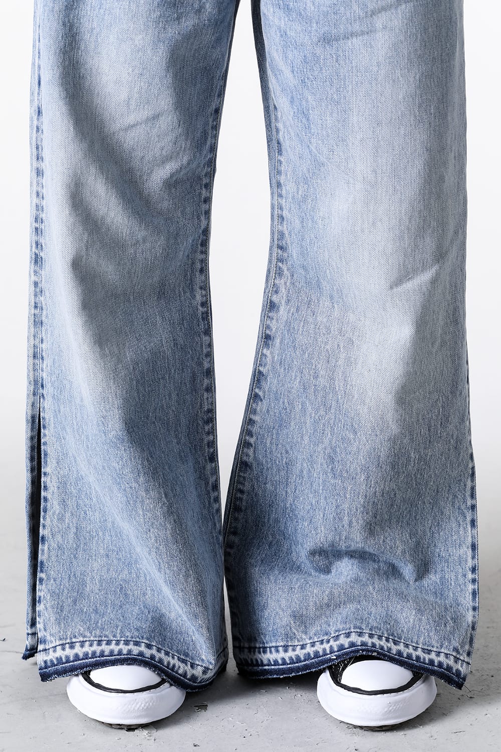 ファンダメンタル FDMTL WOMENS FIT FLARE DENIM LIGHT WASH (Indigo) Indigo