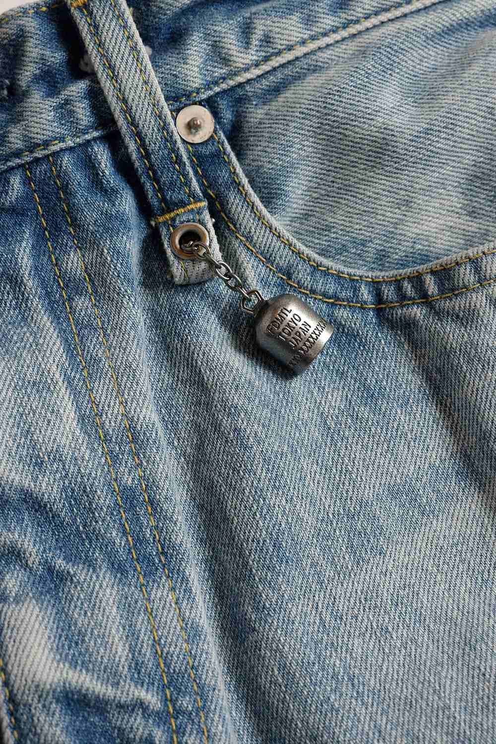 ファンダメンタル FDMTL WOMENS FIT FLARE DENIM LIGHT WASH (Indigo) Indigo