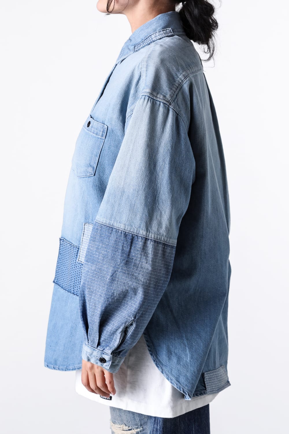 ファンダメンタル FDMTL WOMENS FIT DENIM SHIRT 3YR WASH (Indigo) Indigo