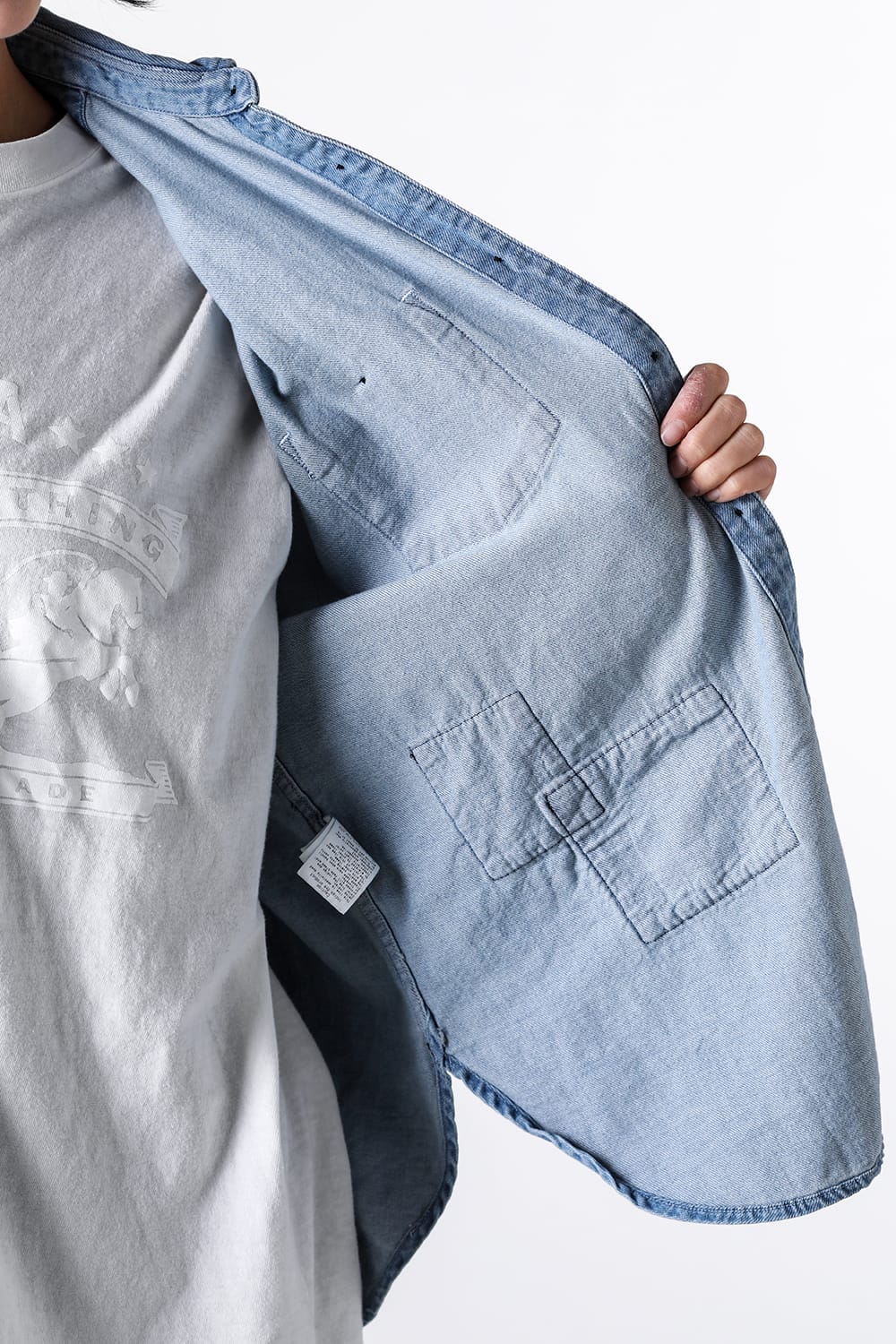 ファンダメンタル FDMTL WOMENS FIT DENIM SHIRT 3YR WASH (Indigo) Indigo