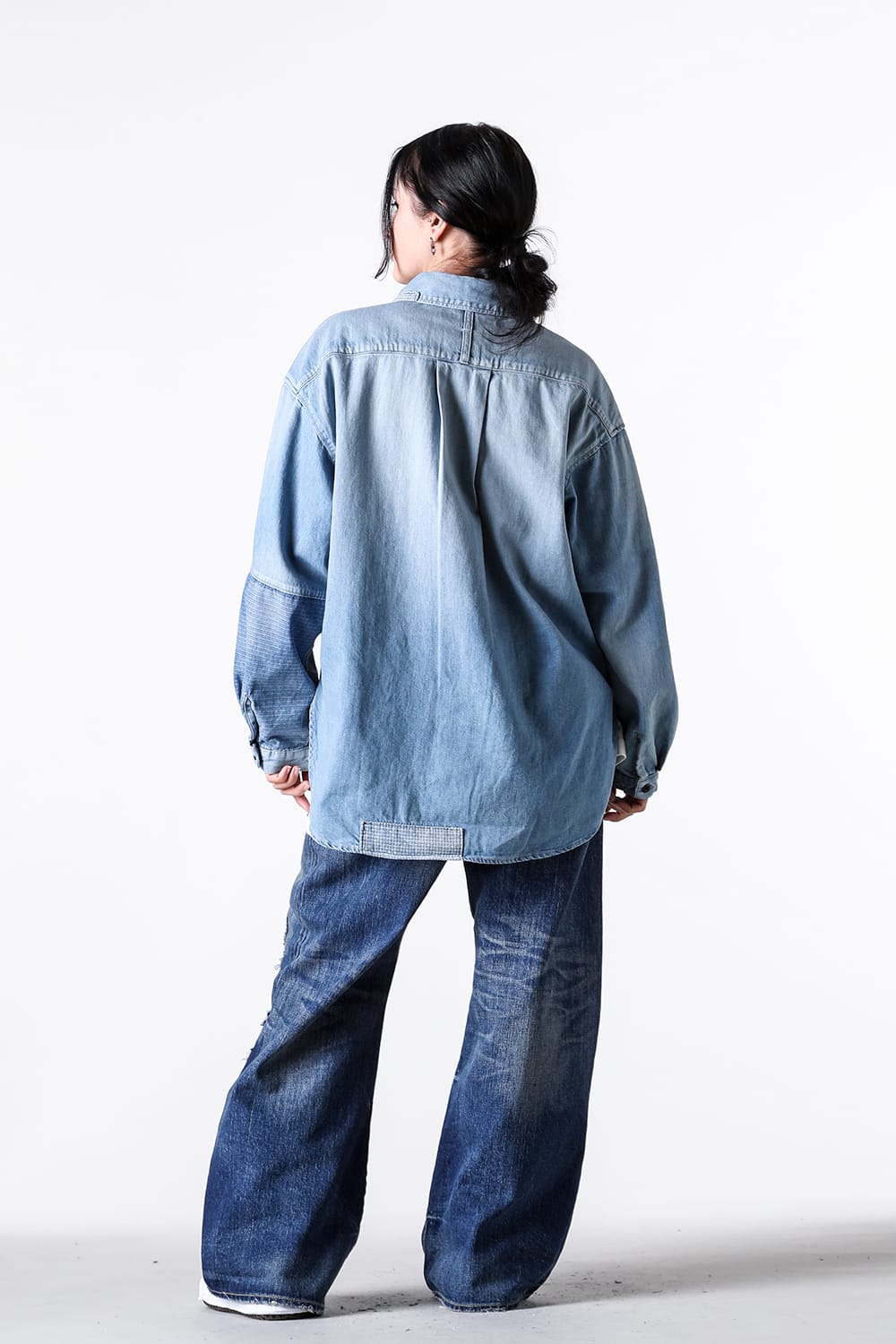 ファンダメンタル FDMTL WOMENS FIT DENIM SHIRT 3YR WASH (Indigo) Indigo