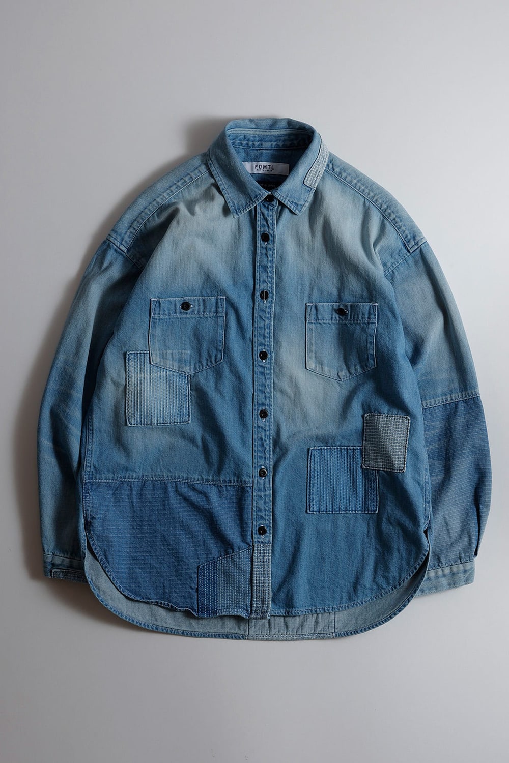 ファンダメンタル FDMTL WOMENS FIT DENIM SHIRT 3YR WASH (Indigo) Indigo