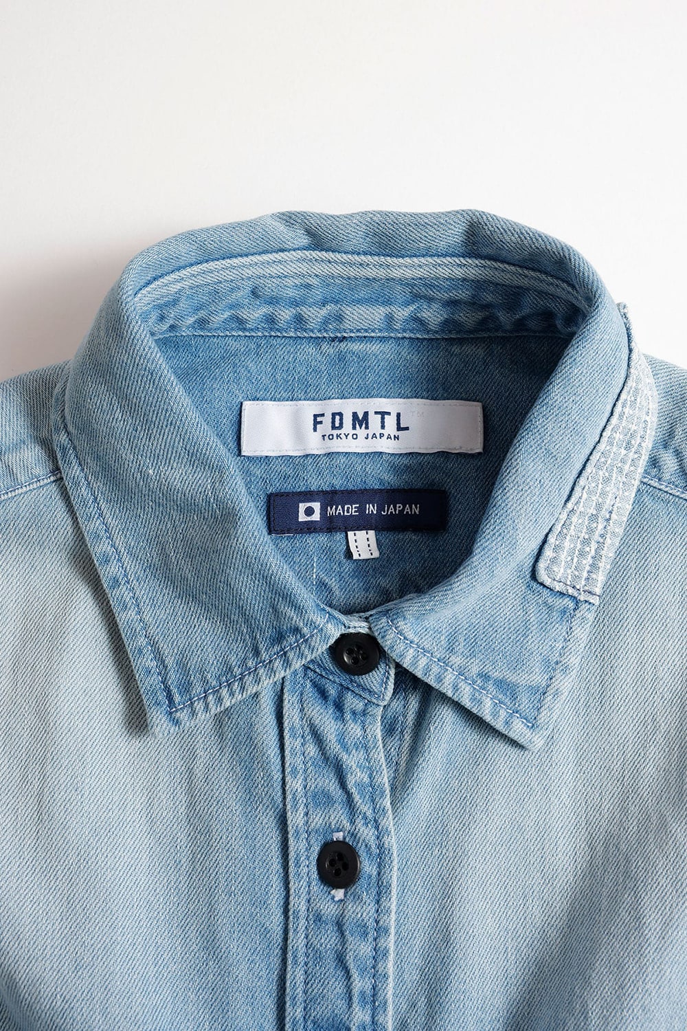 ファンダメンタル FDMTL WOMENS FIT DENIM SHIRT 3YR WASH (Indigo) Indigo