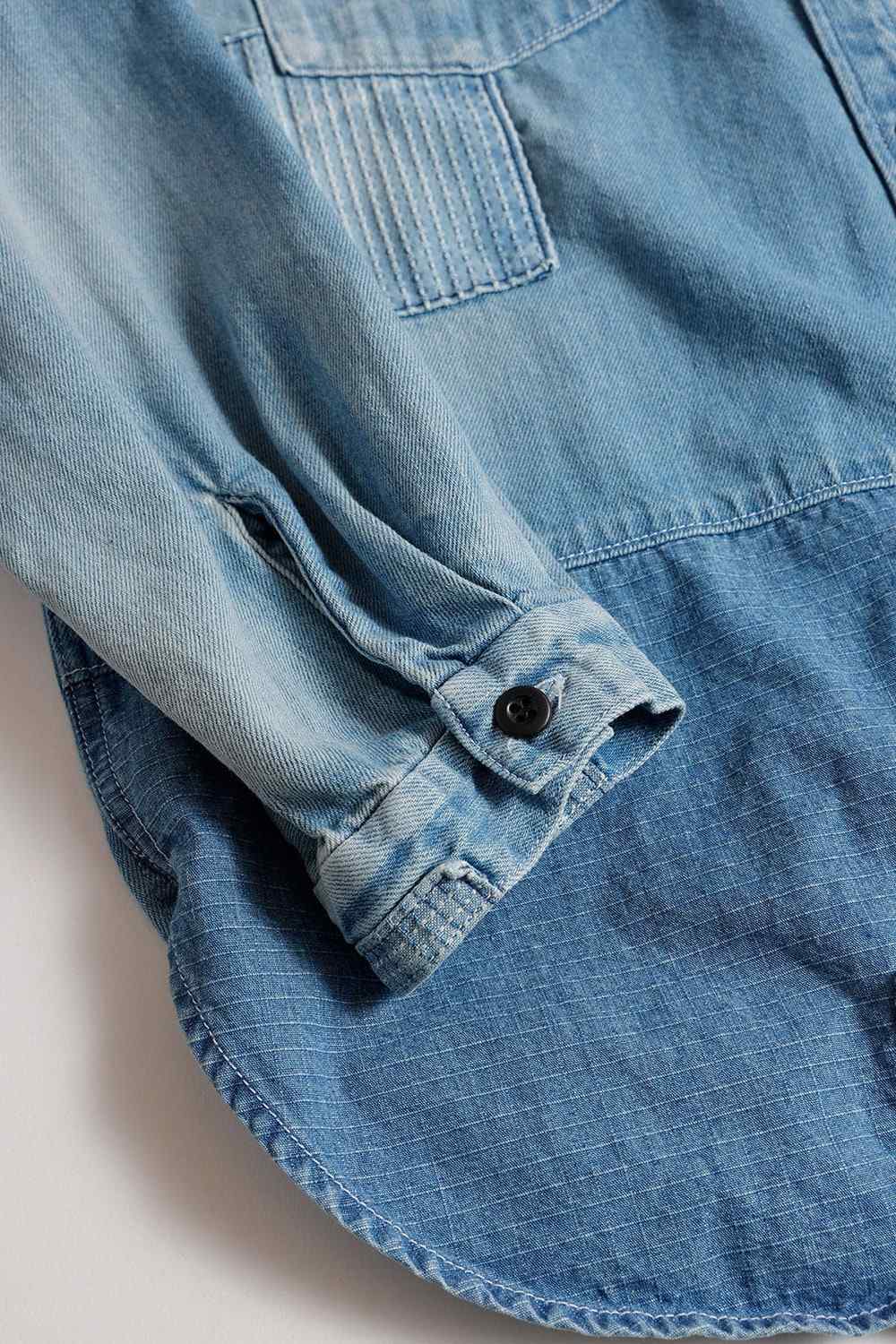 ファンダメンタル FDMTL WOMENS FIT DENIM SHIRT 3YR WASH (Indigo) Indigo