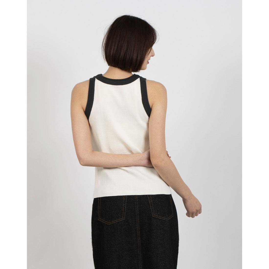 フェピュール feepur アメスリ風リブタンクトップ (OFWH) OFWH