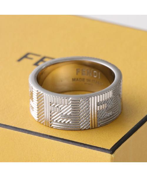 FENDI FFリング　シルバーリング 箱付き FFリング シルバー仕上げ シルバー | Fendi