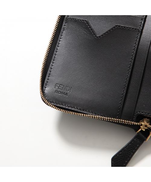 フェンディ FENDI FENDI 二つ折り財布 8M0508 ALV4 FFダイヤモンド レザー (F1N1G/TRUFFLE+DOVE) F1N1G/TRUFFLE+DOVE