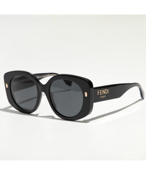 フェンディ FENDI FENDI サングラス ROMA ローマ FE40137F (01A/ブラック) 01A/ブラック