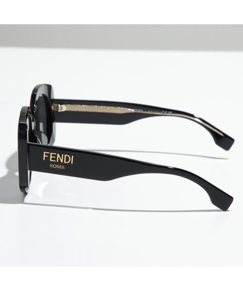 フェンディ FENDI FENDI サングラス ROMA ローマ FE40137F (01A/ブラック) 01A/ブラック