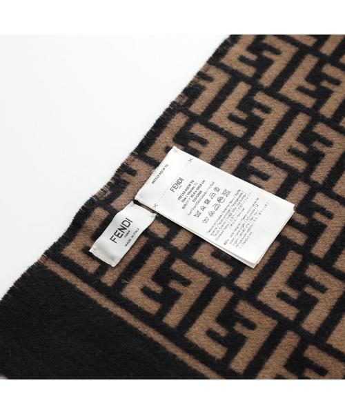 フェンディ FENDI FENDI マフラー 30×190 FXT113 AQCW カシミヤ ウール (F0QB8/CAMEL-キャメル他) F0QB8/CAMEL-キャメル他