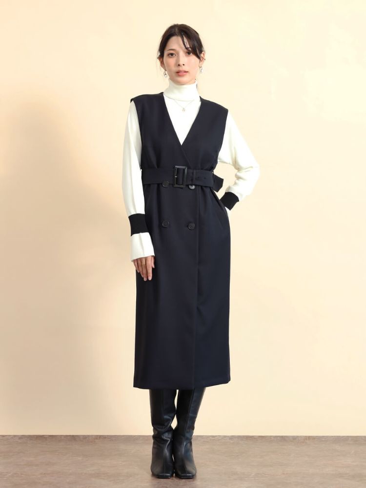 フェンネル FENNEL ロングジレワンピース