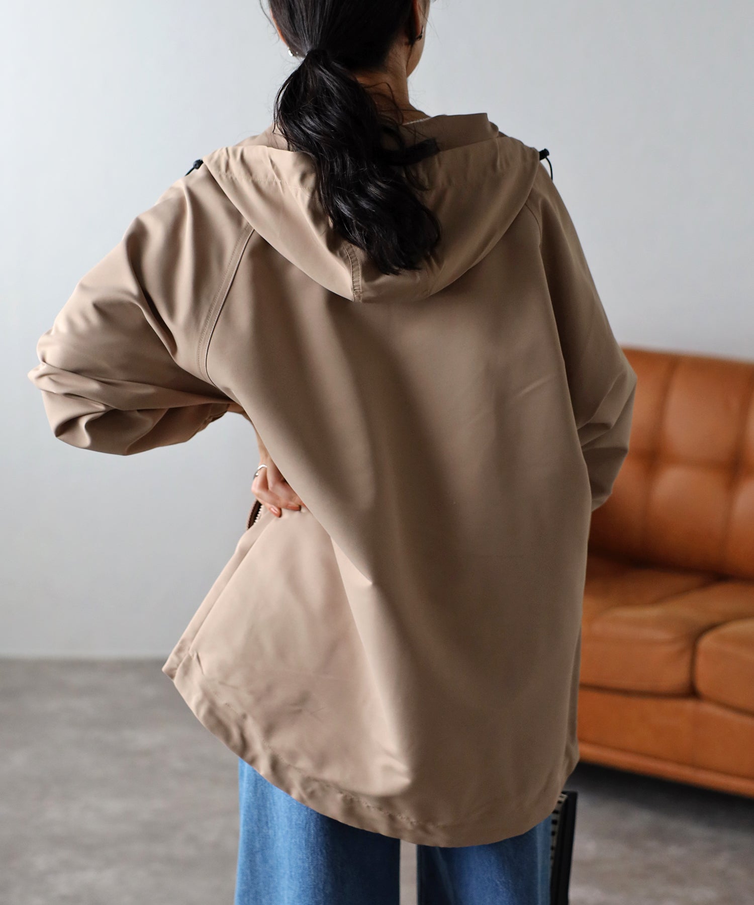 フィズ Fizz フード付きマウンテンパーカー  AW マンパ オーバーサイズ アウトドア