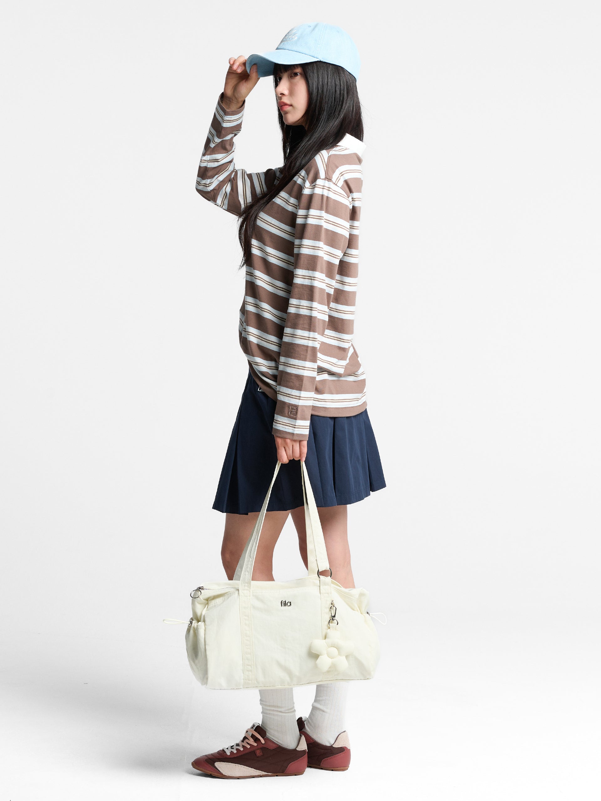 フィラ FILA Ballerina duffel bag 3 / バレリーナーダッフルバッグ3 / レディース (CREAM) CREAM