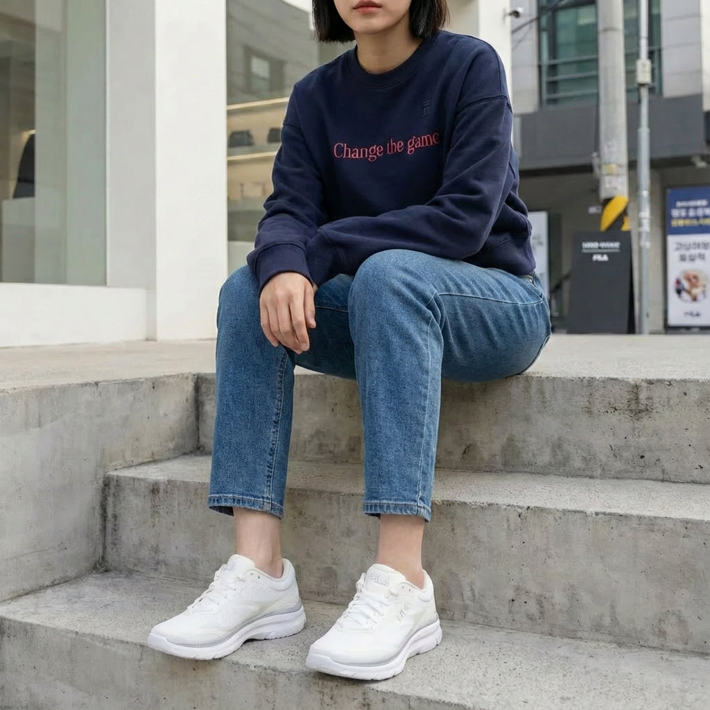 フィラ FILA FILA RGB AKIMBO / フィラアールジービーアキンボ / ランニング (WHITE/WHITE/GREY) WHITE/WHITE/GREY