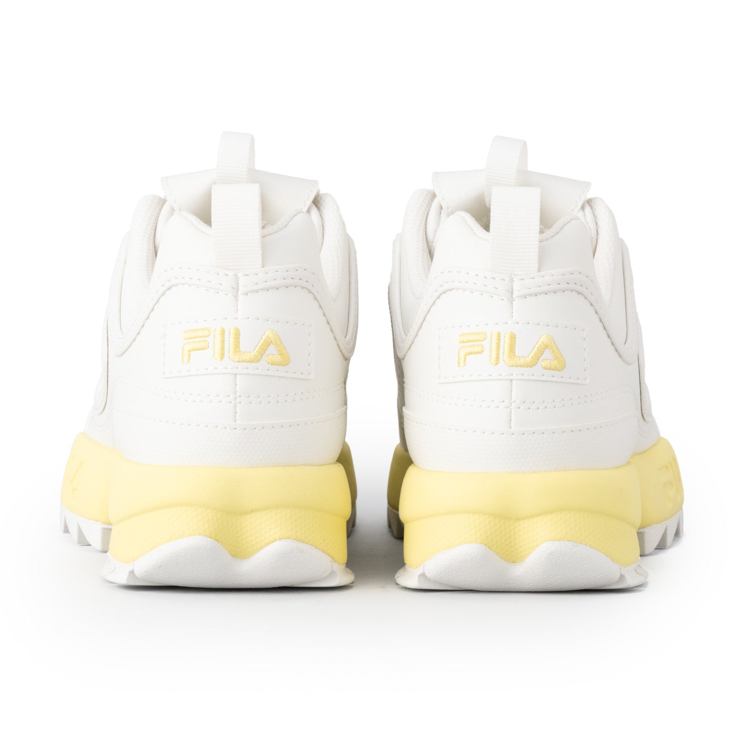 フィラ FILA DISRUPTOR II / ディスラプターツー / カジュアルスニーカー / 厚底 (BLANC DE BLANC/LEMONADE) BLANC DE BLANC/LEMONADE