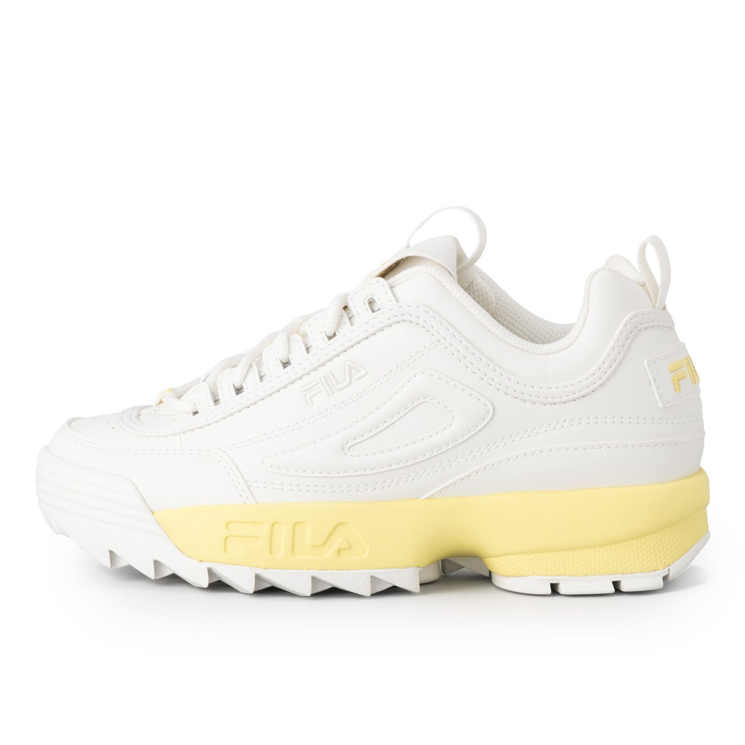 フィラ FILA DISRUPTOR II / ディスラプターツー / カジュアルスニーカー / 厚底 (BLANC DE BLANC/LEMONADE) BLANC DE BLANC/LEMONADE