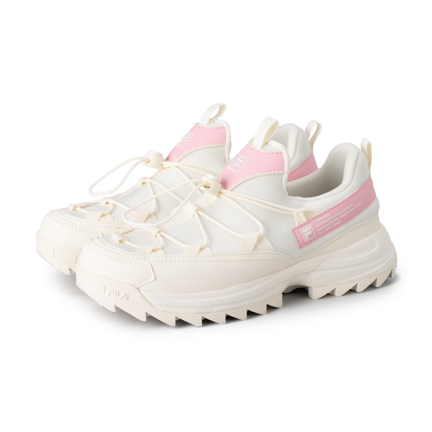 フィラ FILA DISTORTER ADJUST / ディストーターアジャスト / カジュアルスニーカー (GARDENIA/ALMOND BLOSSOM) GARDENIA/ALMOND BLOSSOM
