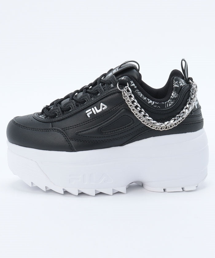 FILA DISRUPTOR II WEDGE FESTIVAL / Disruptor 2 Wedge Festival Casual Thick-soled Sneakers / black