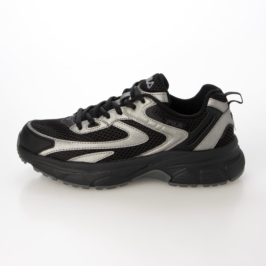 フィラ FILA レディース スニーカー 厚底 FILA DECODE フィラデコード MFW25045 (ブラック) ブラック