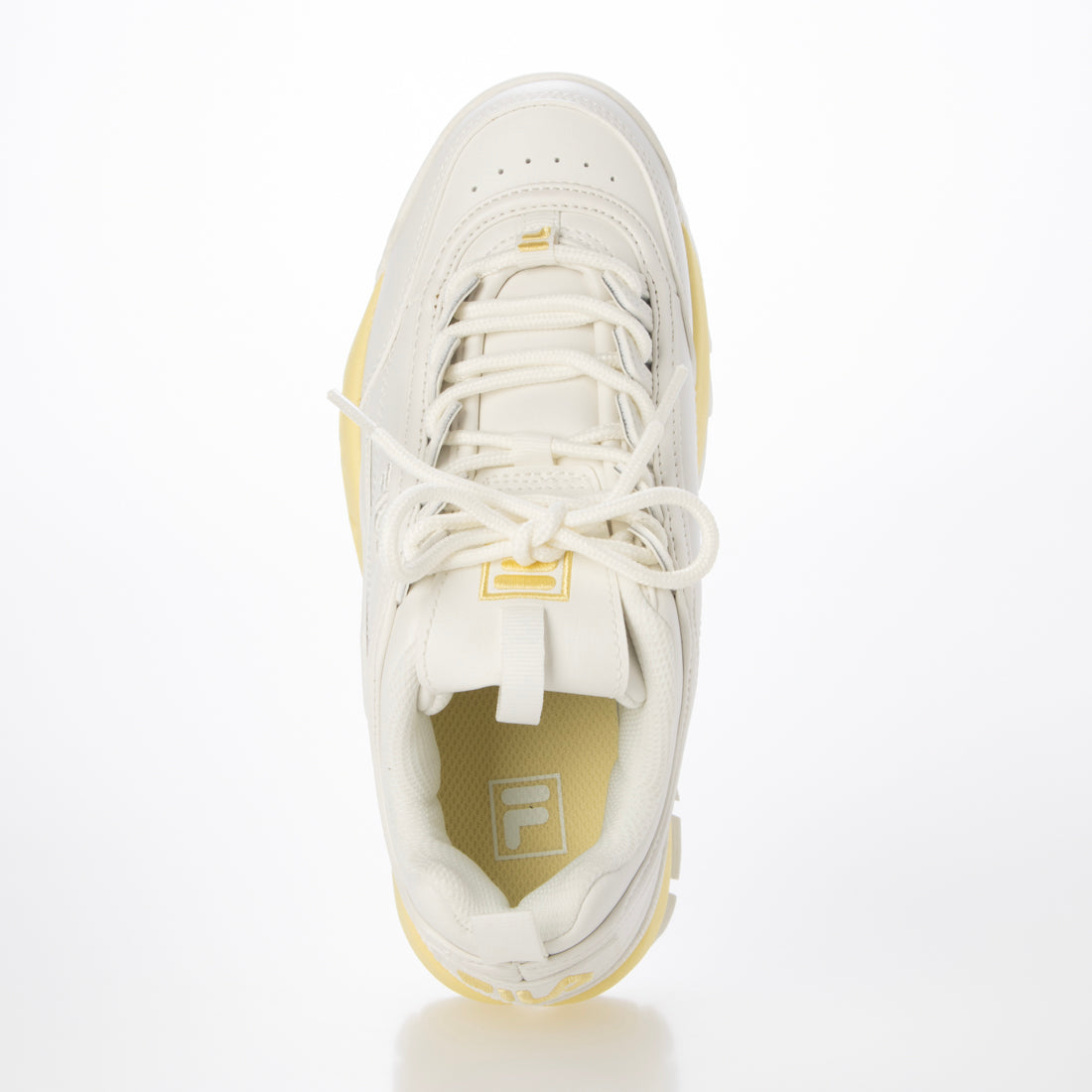 フィラ FILA レディース スニーカー 厚底 FILA DISRUPTOR II UFW25054 (イエロー) イエロー