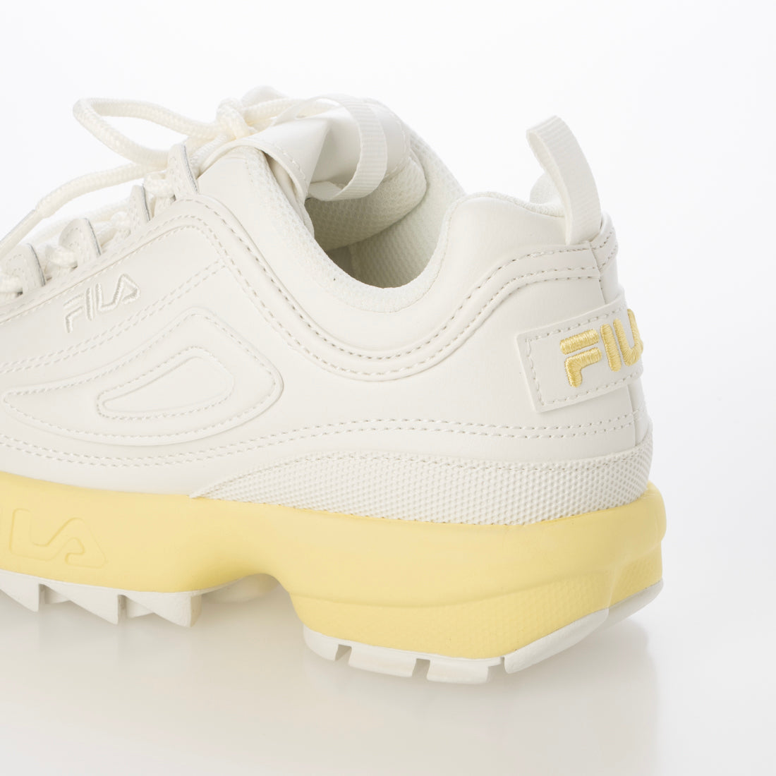 フィラ FILA レディース スニーカー 厚底 FILA DISRUPTOR II UFW25054 (イエロー) イエロー